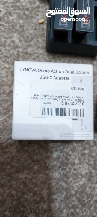 للبيع كاميرا الاكشن DJI actions  مع ملحقات صانع المحتوي