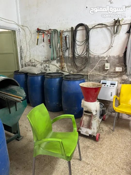 مشروع مطحنة وغربلة حبوب بلدية قائم