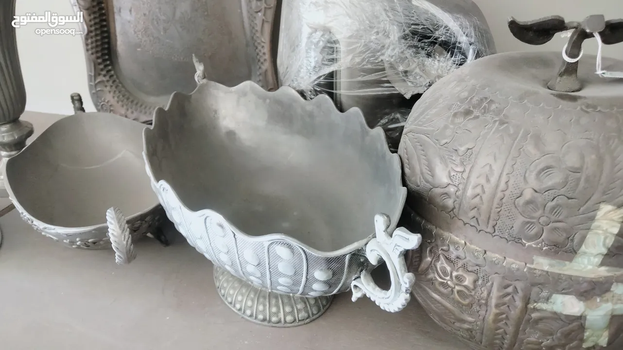 مجموعة قطع نحاسية انتيك