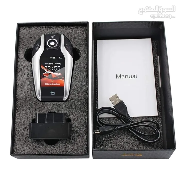 3 ريموت فضى جديد LCD صينى أعلى جودة وأحدث فيرجن TK800 خاص للسيارات البصمة