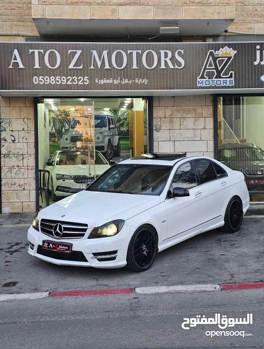 للبيع بسعر حرق كاش او نص بنص مرسيدس C250 فل الفل فتحه سقف كراسي كهرباء برادي خلفيه لدات اماميه وخلفي
