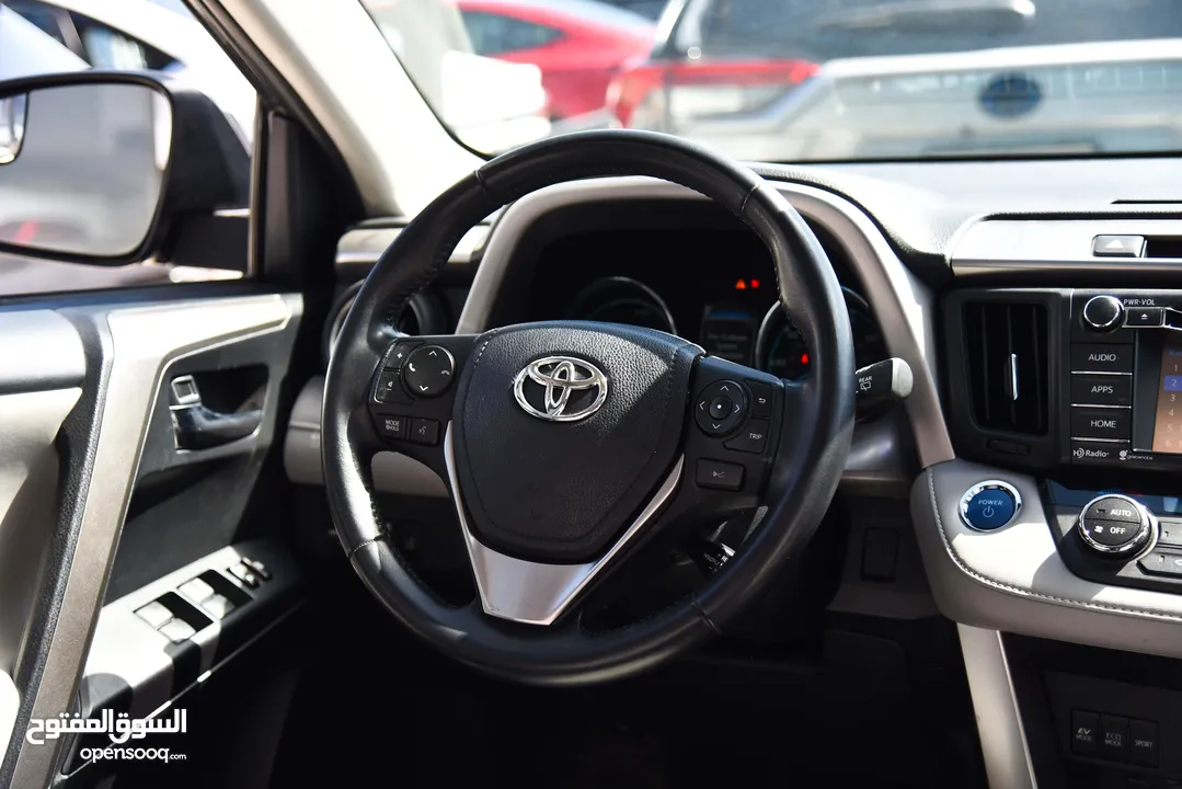 تويوتا راف فور هايبرد بحالة الوكالة فل اضافات Toyota Rav4 XLE Hybrid 2017