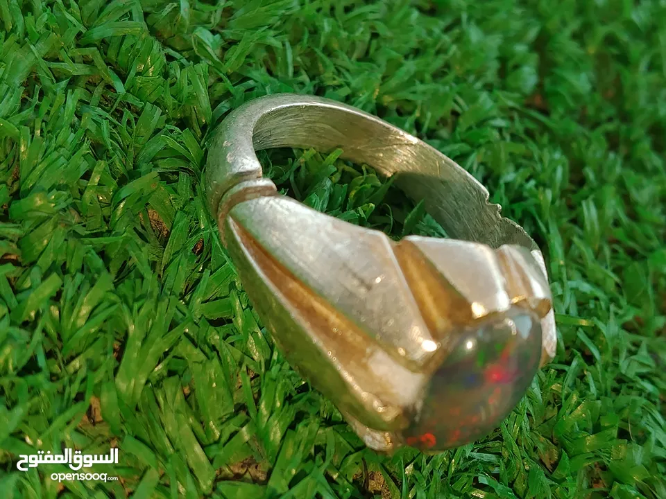 خاتم اوبال فل فاير طبيعي عالفحص بسعر حرق