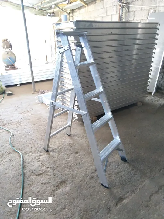 Aluminum scaffolding and ladders