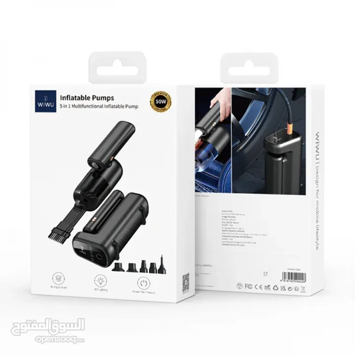 Wiwu 5 in 1 Car air bump Wi-Ai002 -Black  -NEW -MEGAByte