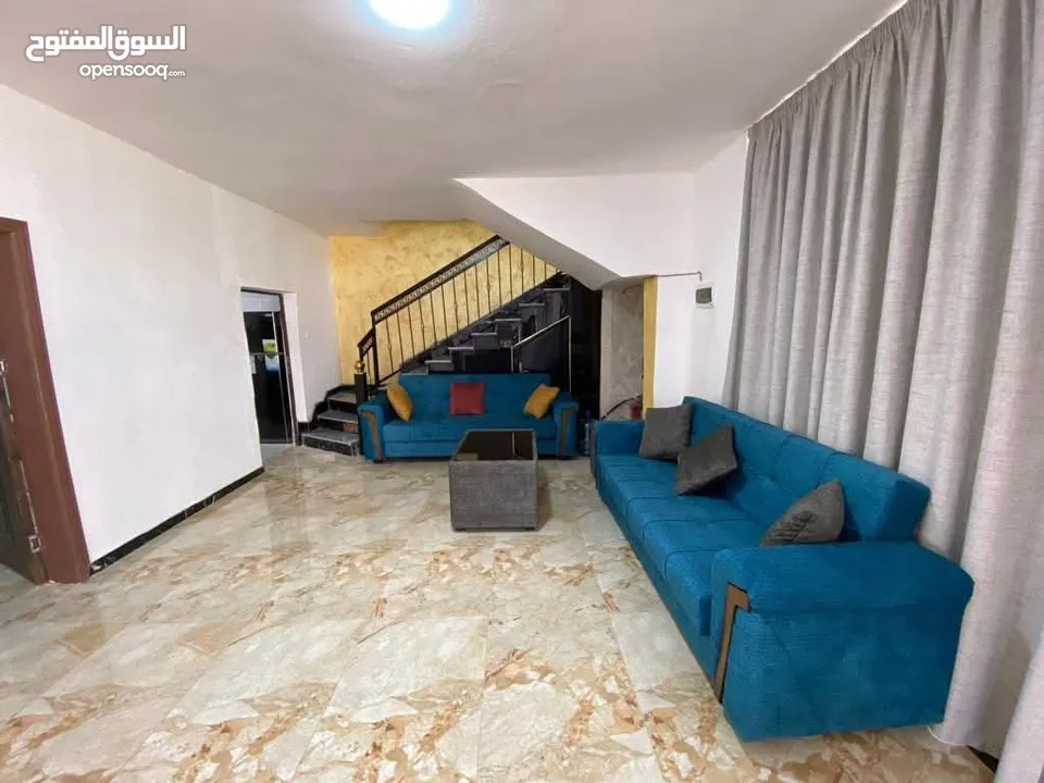 شالية للأيجار يومي في اجمل مناطق شارع المطار 3دقائق