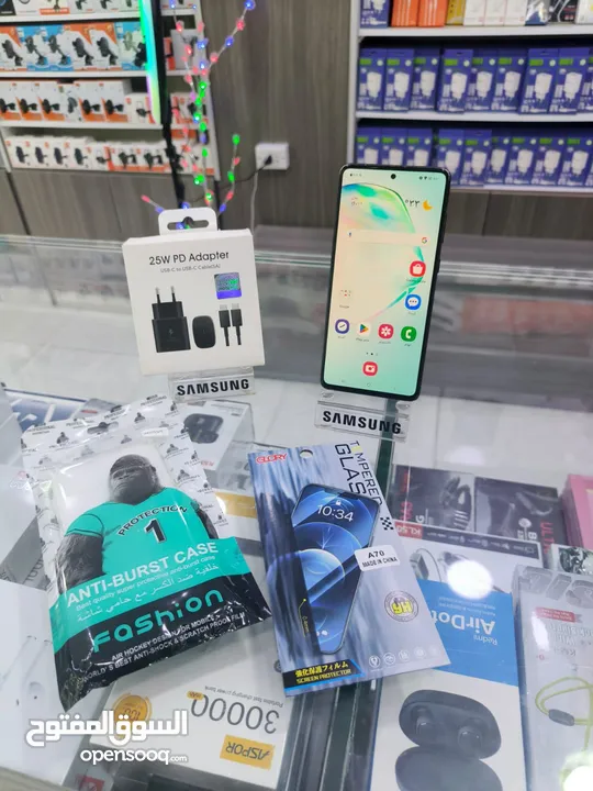 جهاز فحص NOTE 10 LITE بدون كرتونه معه بكج هدية جيجا 128 رام 16 متوفر توصيل