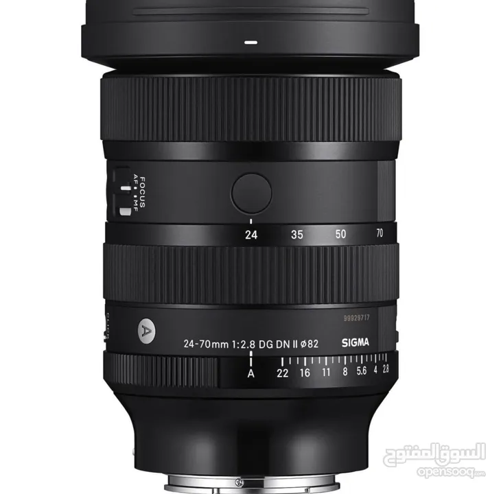 عدسة  sigma 24–70 f2.8 sony