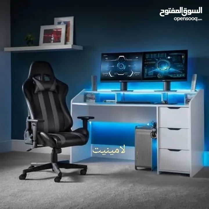 تشكيلة طاولات للعمل والدراسة تناسب الجميع مع إمكانية اختيار اللون والقياس حسب الطلب