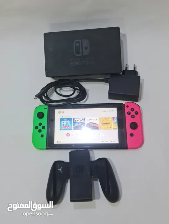 Nintendo Switch V2 - طقم كامل