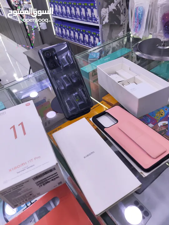 جهاز وكالة شاومي 11T pro 5G اغراضة والكرتونه الاصلية جيجا 128 و 256. رام 16 يتوفر توصيل