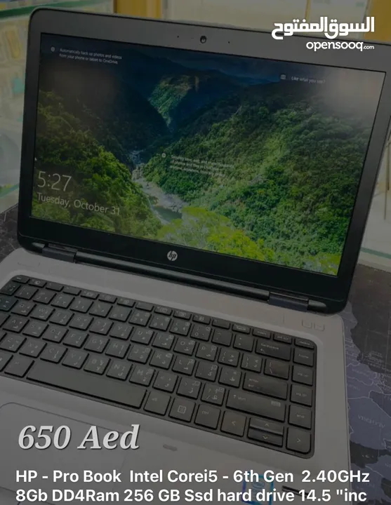 لابتوب hp جديد ممتازه يوجد لدينا توصيل