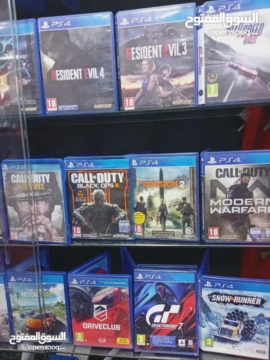 ألعاب بلايستيشن فور و فايف جديد و مستعمل