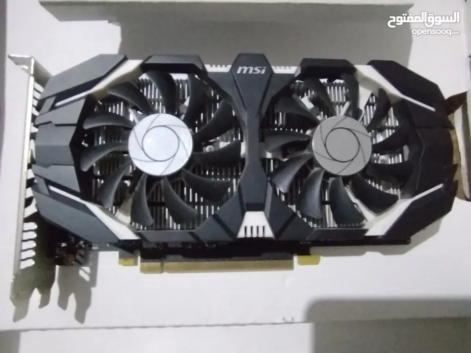 موجود كرت شاشة gtx1050 msi 2fan 2g