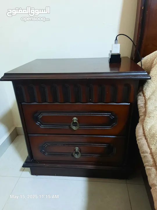 غرفه نوم king size تفصيل ثقيله مستعمله بحاله جيده جداً