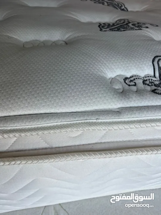 USA hotel bed mattress and head board