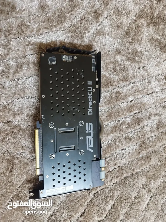 كرت شاشة gtx 980 Asus strix مستعمل نضيف للبيع