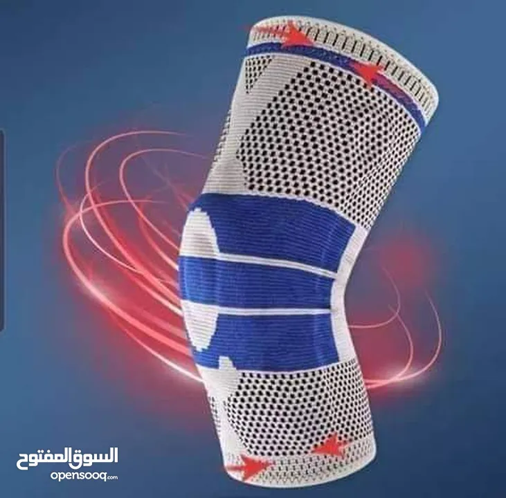 مشد الركبه بدعامه سيليكون و طبقه جل مشد ركبه الطبي دعم الركبة و تخفيف الالم مشدات ركبة طبيه