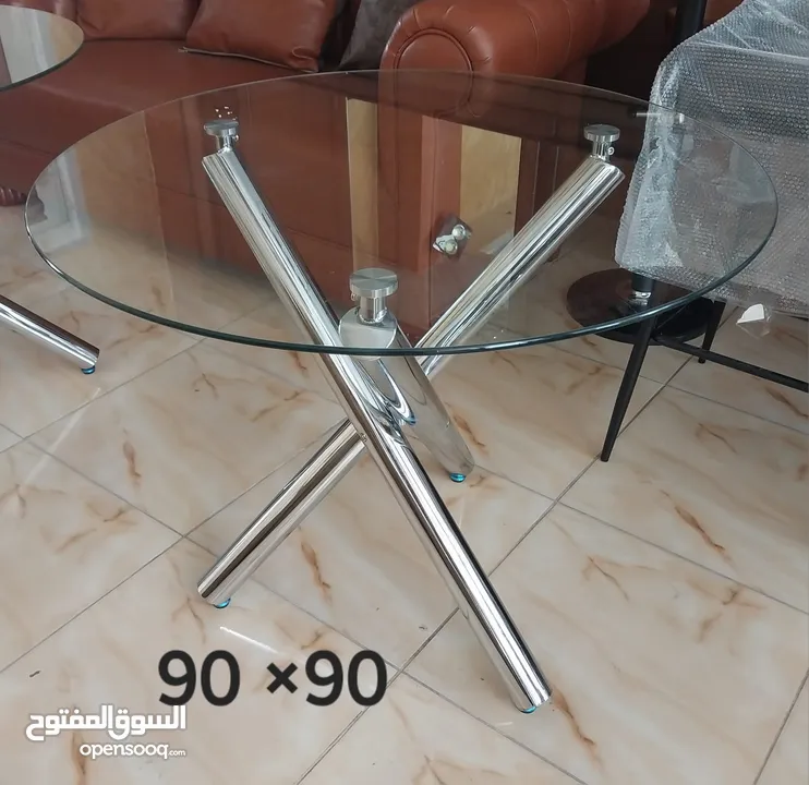 طاولة سوكريت 90*90 دائري اصدار جديد مميزة بالشكل و الحجم مناسبه لأكثر من مكان