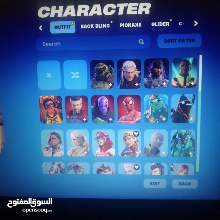 حساب فورت نايت للبيع