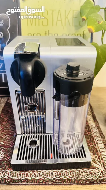 Nespresso lattissima pro coffee machine.