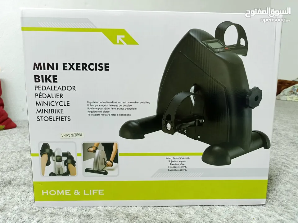 New Arrival MINI PEDAL EXERCISE BIKE  With Safety Fastening Strip  دراجة تمرين جديدة ذات دواسة صغيرة