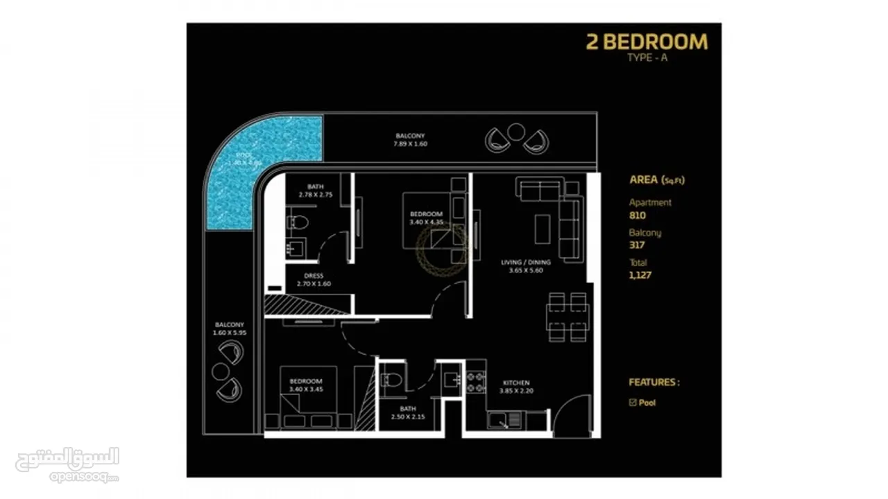 Private Pool  Post handover payment plan  Furnished