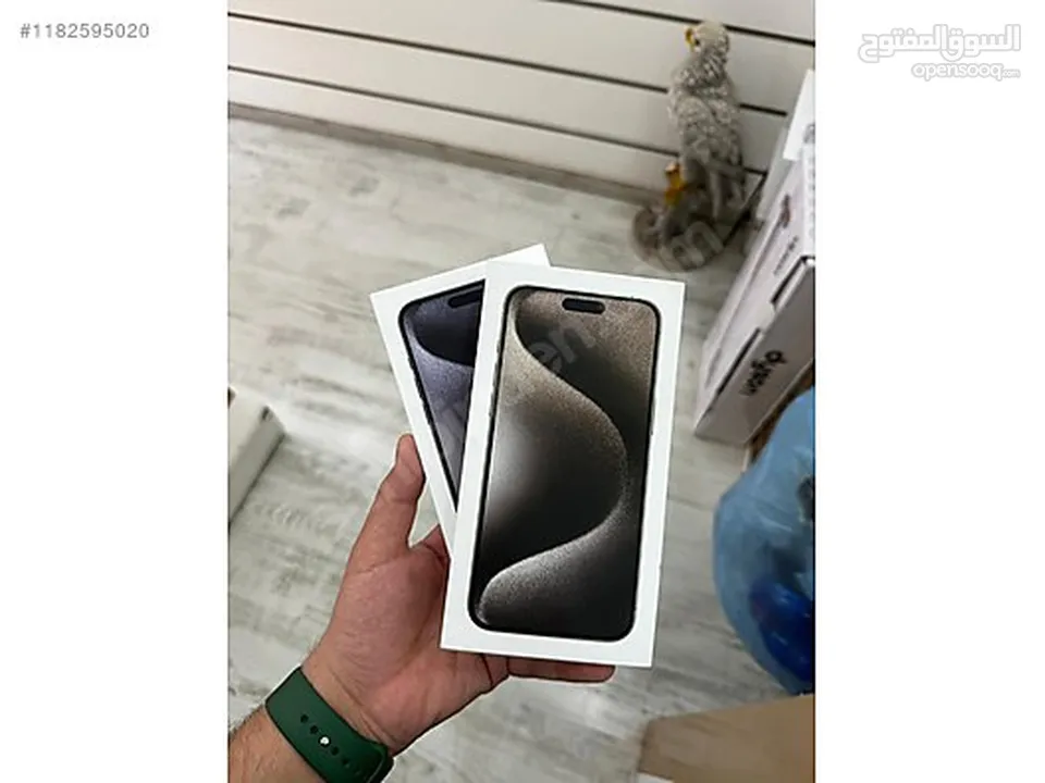 ايفون 15 برو ماكس 256 جيجا جديد كفالة الشرق الاوسط جميع الالوان // iPhone 15 Pro MaX