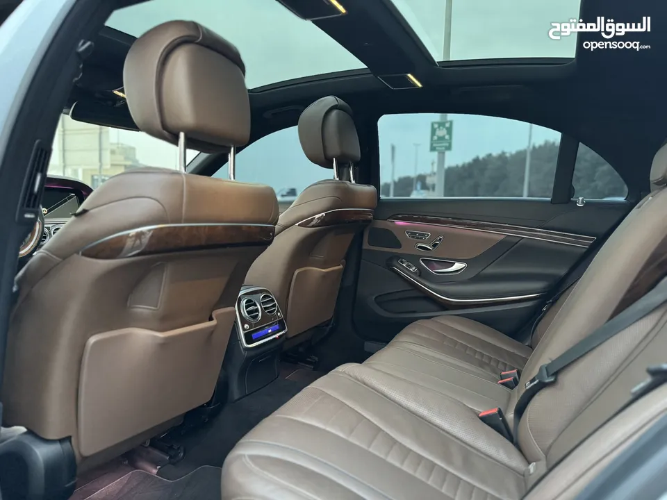 MERCEDES BENZ S500 2016 GCC FULL OPTION PERFECT CONDITION