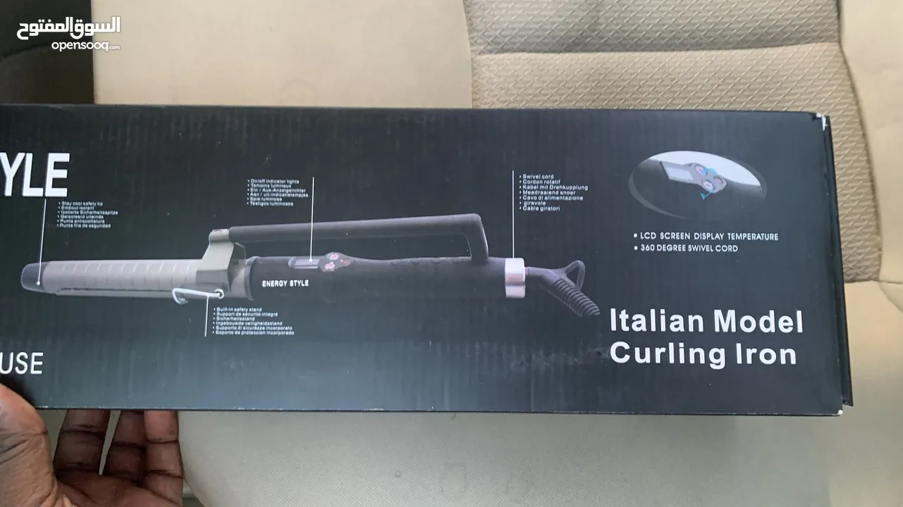 Italian brand curling iron