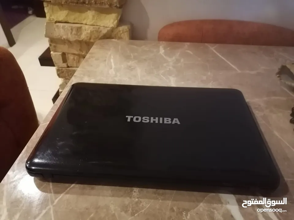 لابتوب TOSHIBA لون أسود مستعمل لحالة ممتازة للبيع - Opensooq