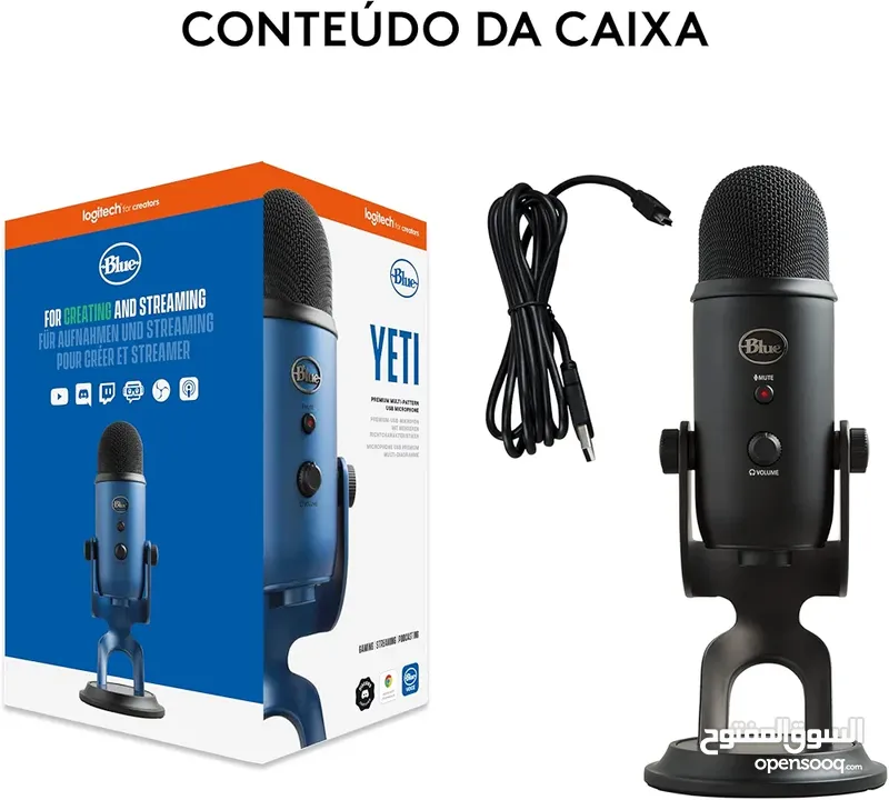 Blue Yeti Professional USB Microphone -Black