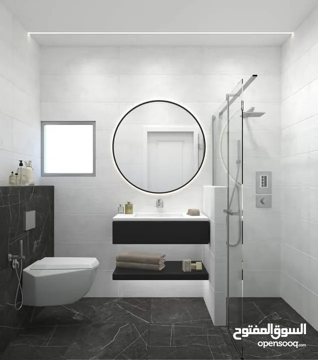 معلم بليط تسليم هندسي تجديد حمامات بأحدث طراز تنفيذ شلالت وبربكيو .فير بلس غاز +فير بليس حطب زرب