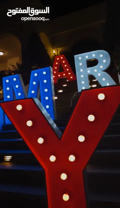 For Sale: Complete LED Marquee Letter Collection – Perfect for Weddings, Proposals, and Events