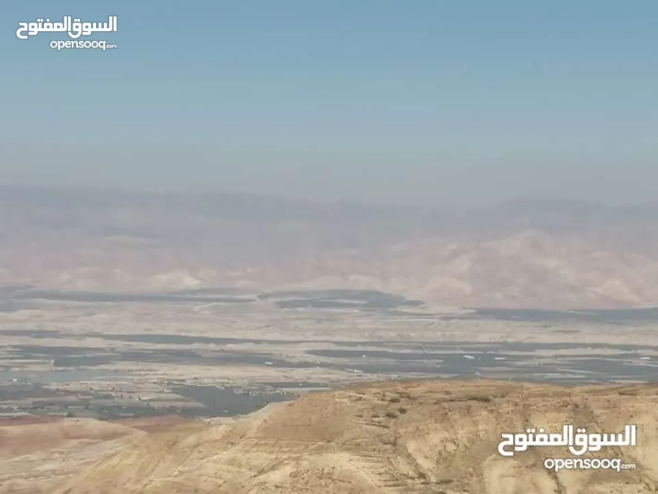 ارض 15 دنم السلط البطين اطلالة غربية كاملة ع جبال فلسطين