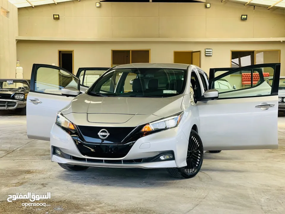 نيسان ليف الشكل الجديد  2023 leaf sv plus  60kw
