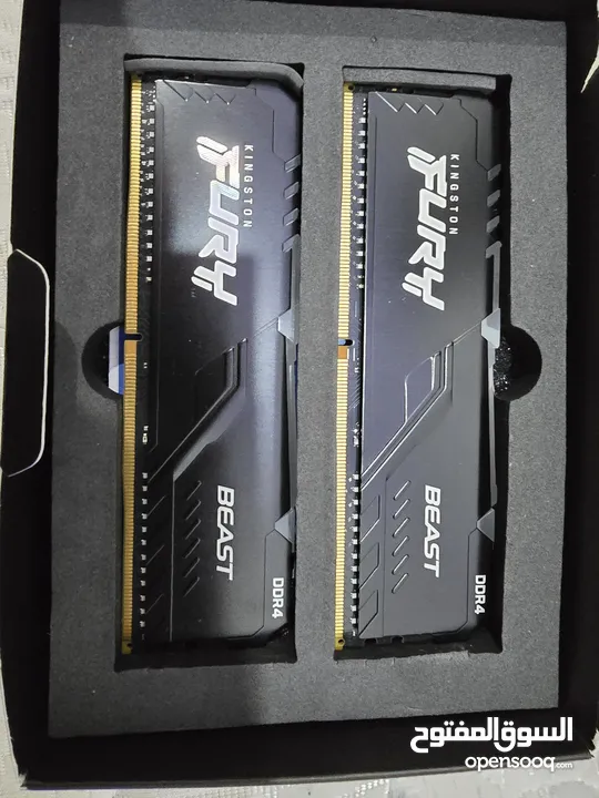 رامات للبيع 16 قيقا  (Kingstone) RGB DDR4