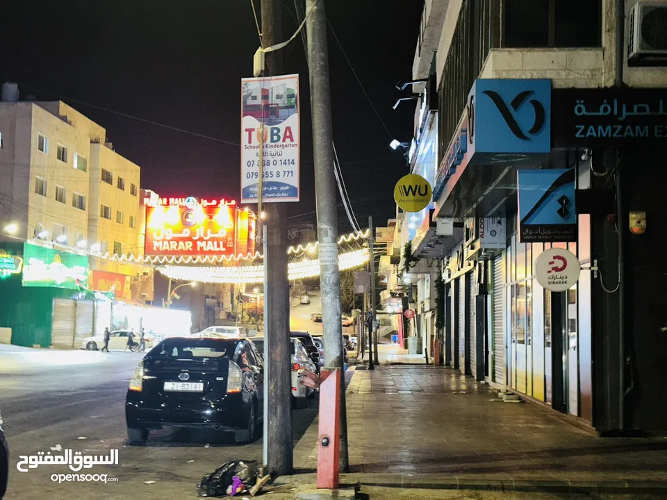 محل تجاري للايجار في طبربور الشارع الرئيسي اقوى مناطق طبربور للبيع بخلو