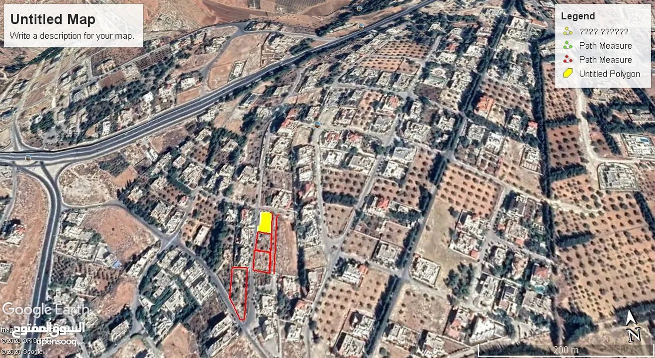 ارض للبيع اجمل مواقع الحمر منطقة فلل فقط مساحه 636م على ثلاث شوارع منطقة فلل