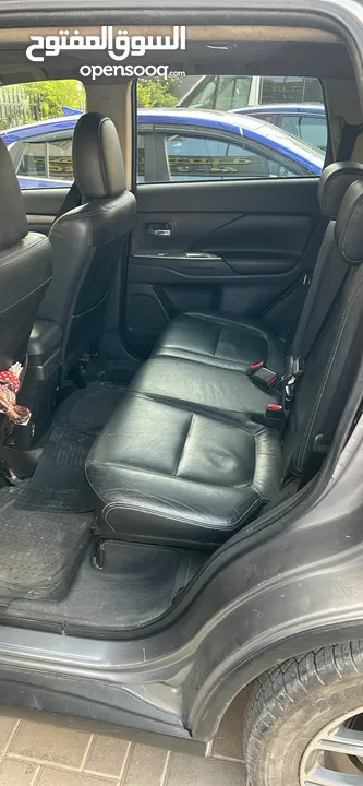 ميتسوبيشي اوت لاندر فل اضافات كرسي كهرباء تدفئة مقاعد وتبريد ايضا كاربون فايبر فتحة سقف مثبت سرعة