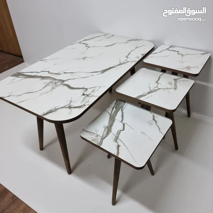 طاولات وسط نظام تركي  4 قطع     العرض لفتره محدوده سارع بالطلب