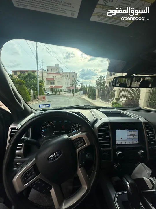 فورد F-150 بلاتينوم ديزل – Ford F-150 Platinum Diesel موديل 2018 كلين تايتل