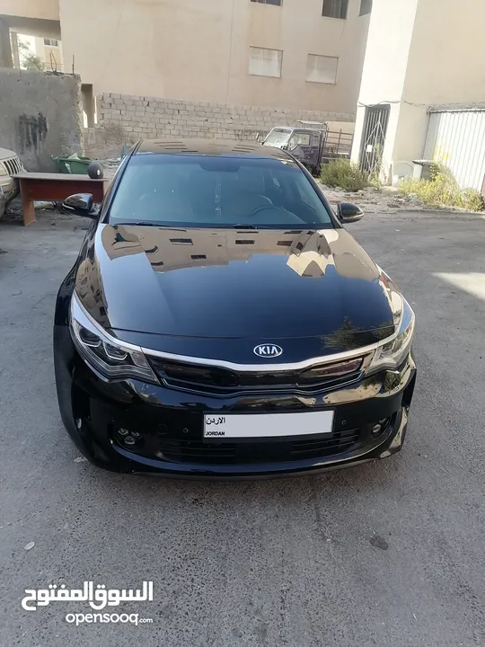 كيا اوبتيما KIA Optima 2017 لون اسود بحالة الوكاله استخدام شخصي البيع كاش