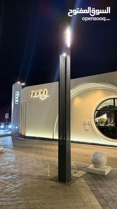 أعمدة إنارة ديكورية صناعة سعودية مودرن كلاسيك بولارد