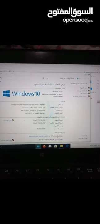 لاب توب وتابلت ديل DELL فنيو 11 برو   يعمل ب نظام ويندوز  بحاله ممتازه جدا  بشاشه تاتش اسكرين