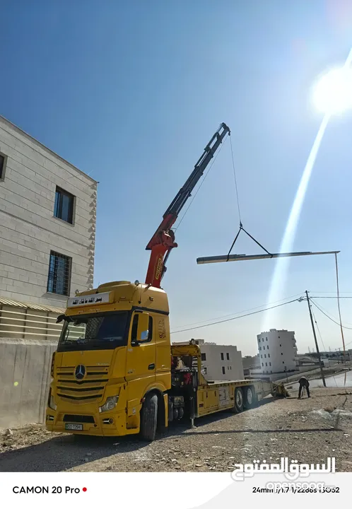 ونش للنقل والخدمه عمان تحميل جميع  انواع السيارات وكرفنات وسله  سطحه ونشات كرين صطحهwinch cran
