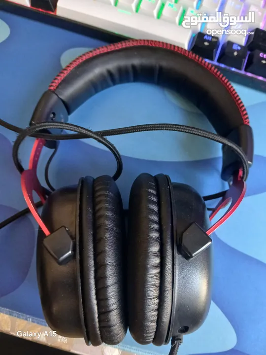 سماعة الألعاب Hyperx cloud ii  أحمر مع سماعةnubwo n13