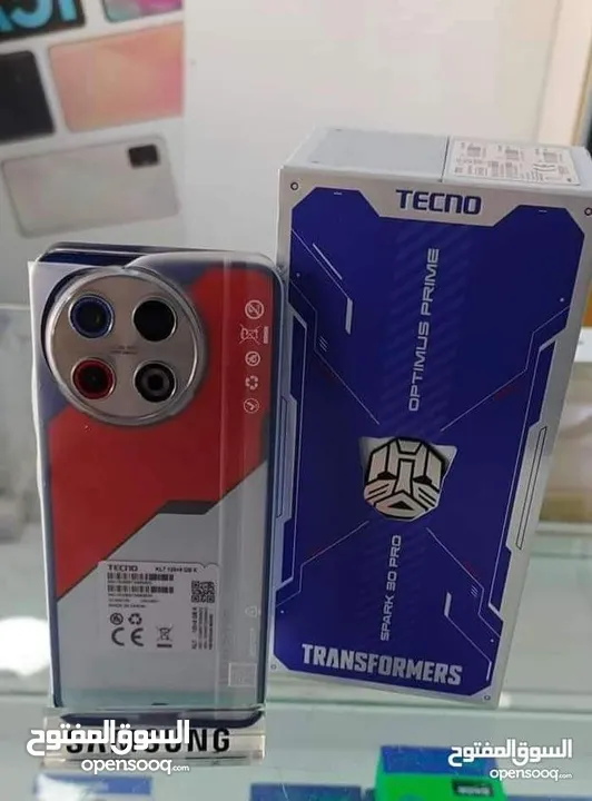 جهاز مستعمل ايام بالكرتونة Spark 30 pro رام 16 جيجا 128 و 256 مكفول بالشركة متوفر توصيل