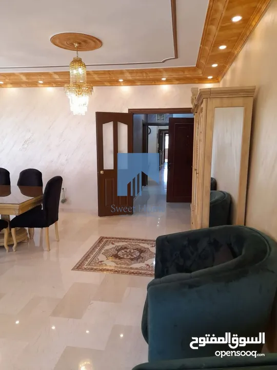 شقة مفروشة فاخرة للبيع في خلدا - العوجانية - خلف السيتي مول طابق اول 190م تشطيب سوبر ديلوكس