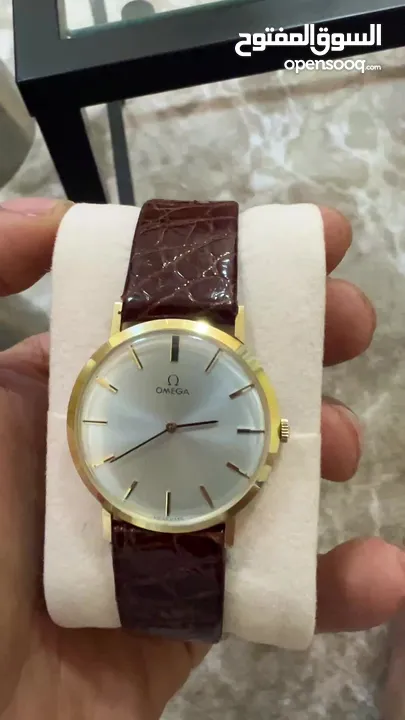 Omega 14k gold vintage watch